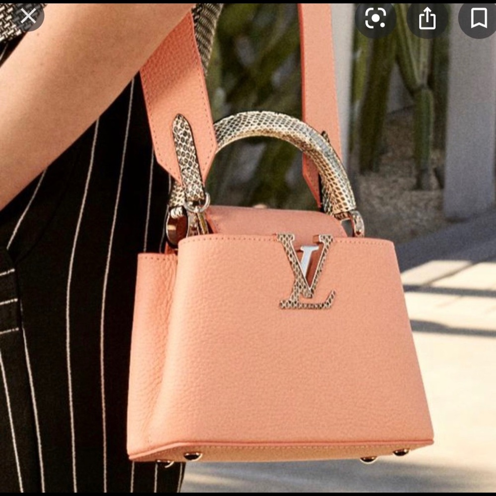 Louis Vuitton Capucine Mini Color Corail / Bandeau